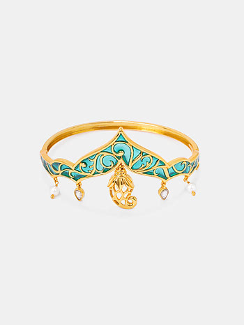 Dil Shagna Da Bracelet In Gold Plated 925 Silver