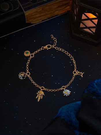 Gemini 925 Gold Plated Silver Bracelet