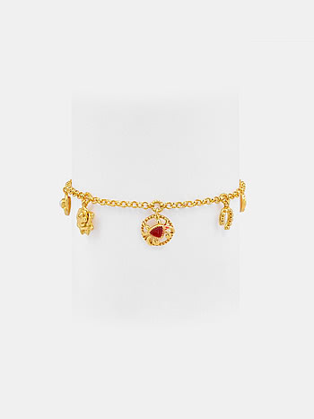Cancer 925 Gold Plated Silver Bracelet 