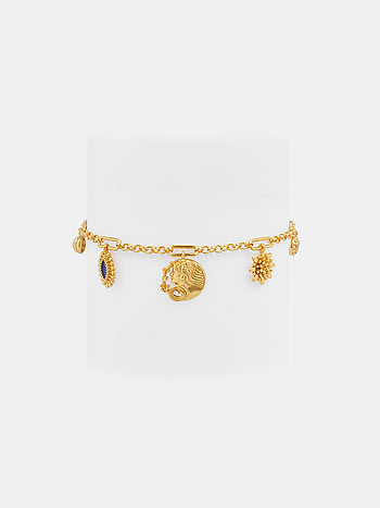 Virgo 925 Gold Plated Silver Bracelet 