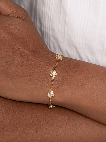 Flare Bracelet in 925 Silver