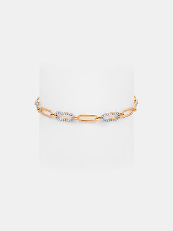Yours Truly Bracelet Crafted in Gold Plated 925 Silver