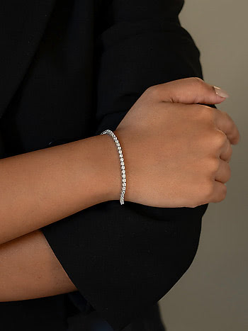 Forever Tennis Bracelet Crafted in 925 Silver
