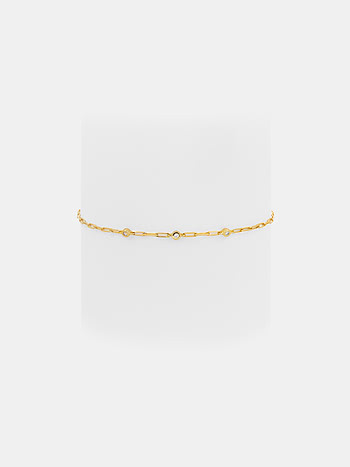 Pearl Drop Bracelet In Gold-Plated 925 Silver