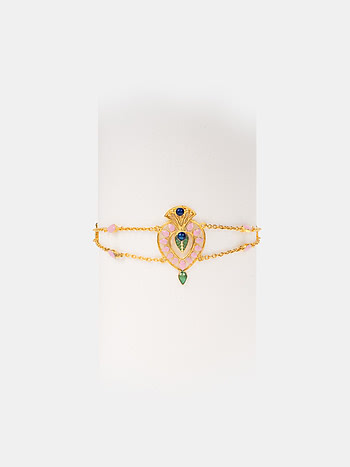 Mukut Dyuti Bracelet in Gold Plated 925 Silver