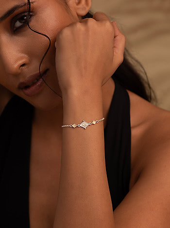 Sutra Bracelet in Oxidised 925 Silver