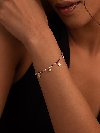 Upapitha Bracelet in Oxidised 925 Silver