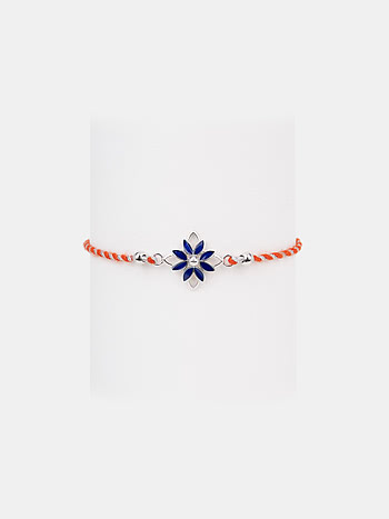 Kolam Mandala 925 Silver Rakhi