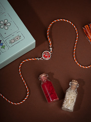 Om 925 Silver Rakhi