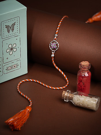 Swastik 925 Silver Rakhi