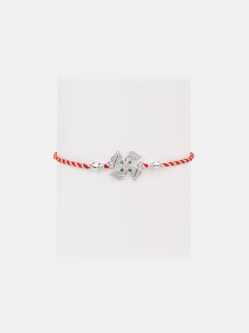 Swastika 925 Silver Rakhi