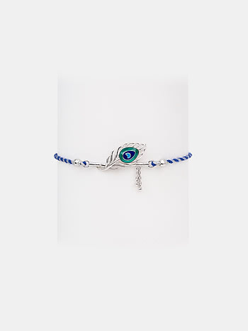 Mor Pankh Peacock 925 Silver Rakhi