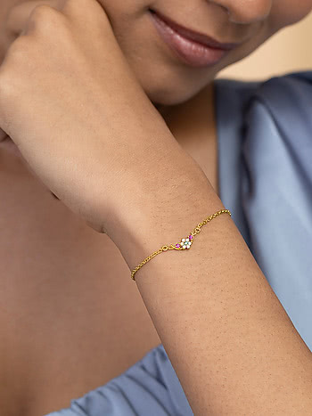 Twine of Time Bracelet in Gold Plated 925 Silver