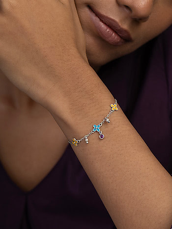 Pheri Bracelet in Oxidised 925 Silver