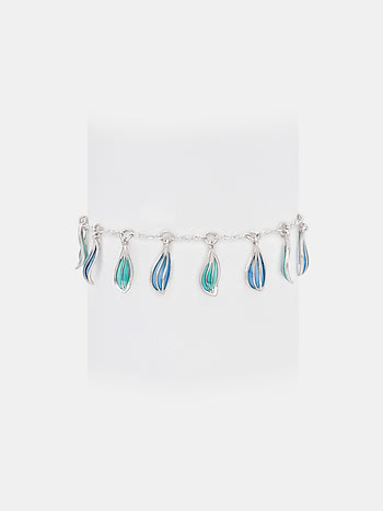 Flow through Noise Bracelet in 925 Silver