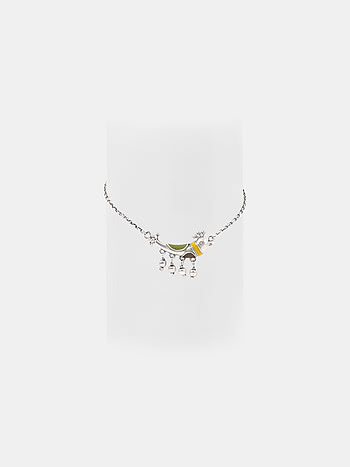 Chuno Paakhi Bracelet in Oxidised 925 Silver