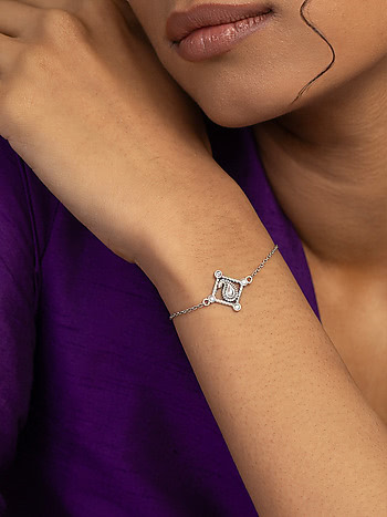 Sur Taal Bracelet in 925 Oxidised Silver