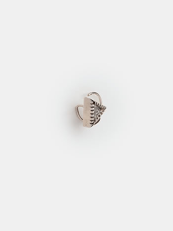 Emma Nose Ring in 925 Oxidised Silver