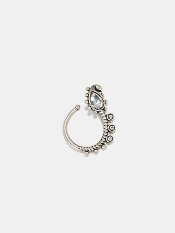 Mast Mahaul Nose Pin in 925 Oxidised Silver