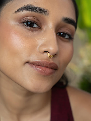Kudyamu Nose Ring in Gold Plated 925 Silver