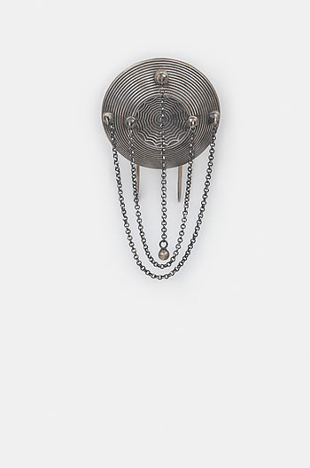 Antique Kaalaka Shield Juda Pin