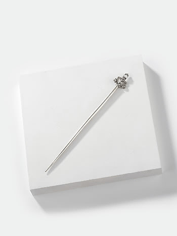 Catherine Earnshaw Bun Stick in Oxidised 925 Silver