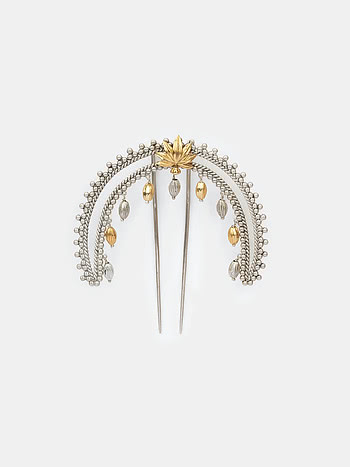 Preethi Juda Pin in Dual Plated 925 Silver