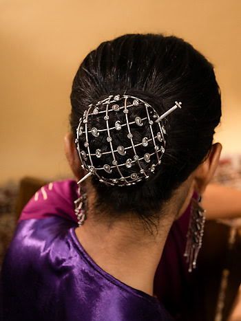 Mauj Masti Juda Pin in 925 Oxidised Silver