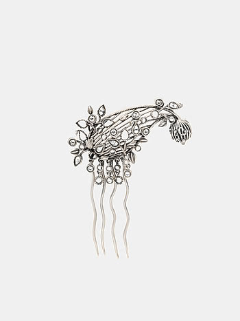 Chham Chham Hair Pin in 925 Oxidised Silver
