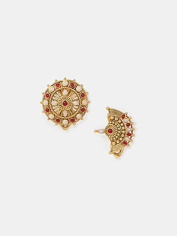 Saravilakku Single Hair Accessory in Gold Plated 925 Silver