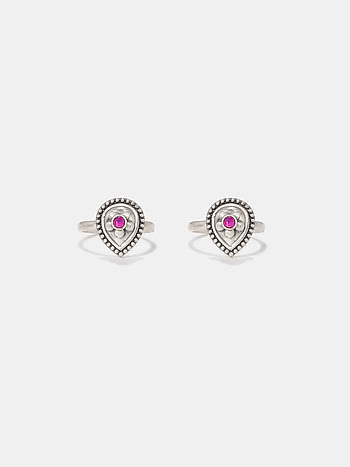 The Nurturer Toe Rings Crafted in 925 Silver