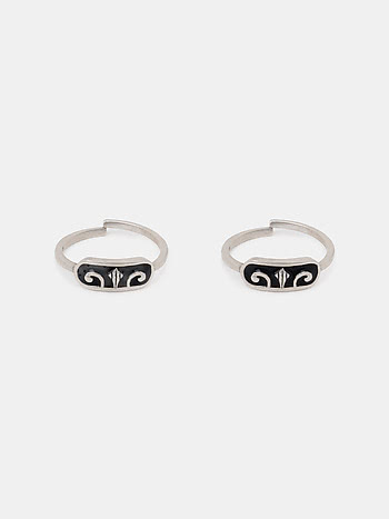 Tenacious Archery Toe Ring in 925 Silver