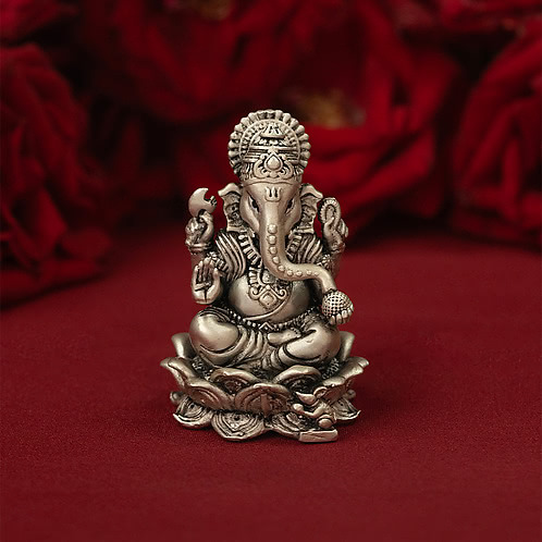 Vinayak Ganesha Idol Crafted in 925 Silver