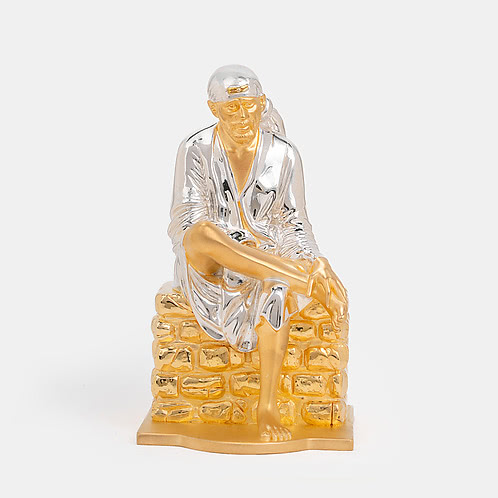 Sai Baba Idol Crafted in 925 Silver