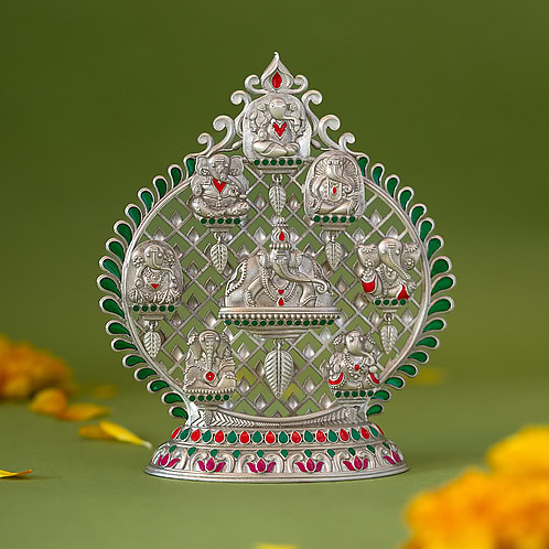Ashtavinayak Ganesh Idol Crafted in 925 Silver