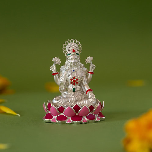Kamala Lakshmi Idol in 925 Silver