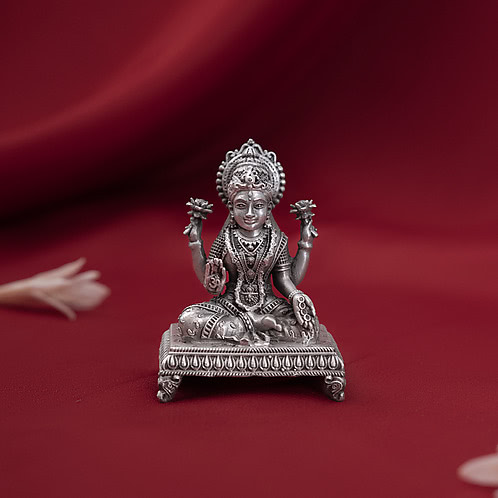 Dhan Varsha Lakshmi Idol Crafted in 925 Silver