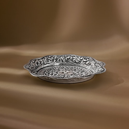 Shubh Thaal Plate Crafted in 925 Silver