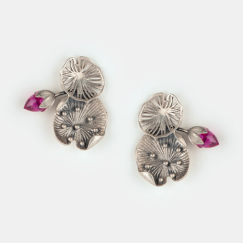 Oxidised Rise Above Stigma Earrings in 925 Silver