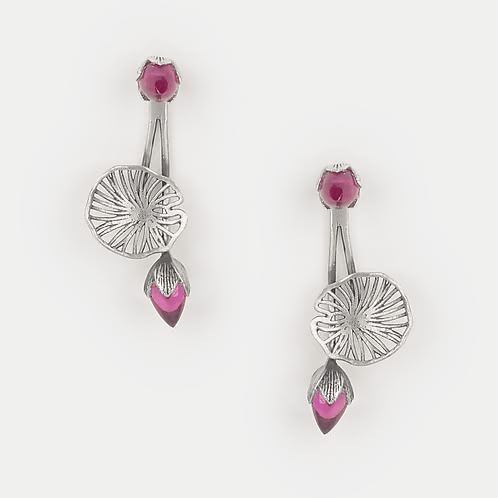 Oxidised Rise Above Bullying Earrings in 925 Silver