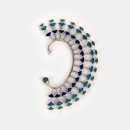 Oxidised Owning My Extreme Drama Single Ear Cuff