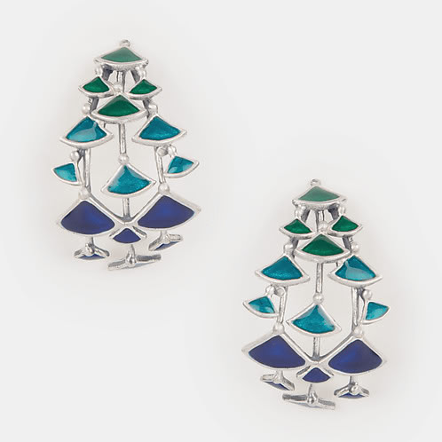 Oxidised Owning My Intense OTTness Earrings