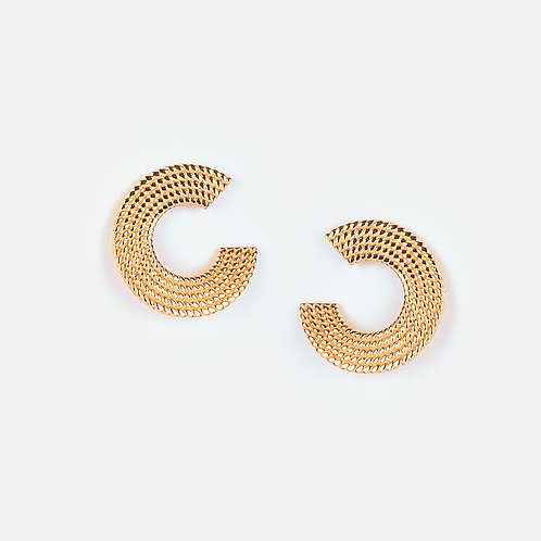 On Fleek Earrings in Gold Plated 925 Silver