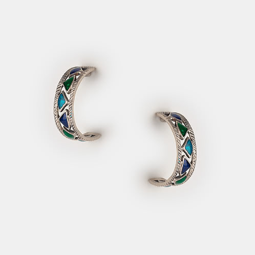 Owning My Stubborn Pursuits Hoops in 925 Silver