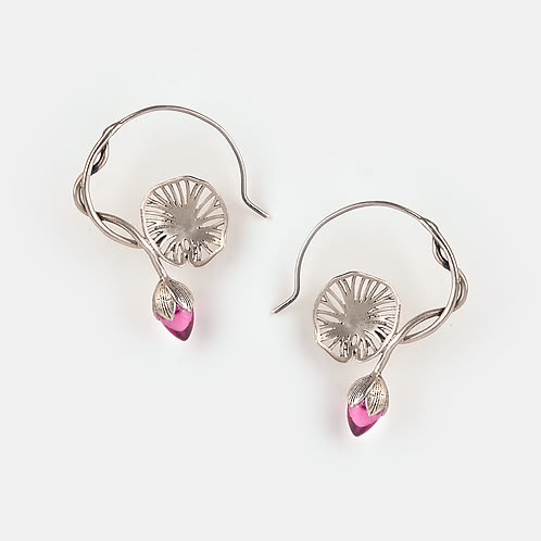 Oxidised Rise Above Apathy Earrings in 925 Silver