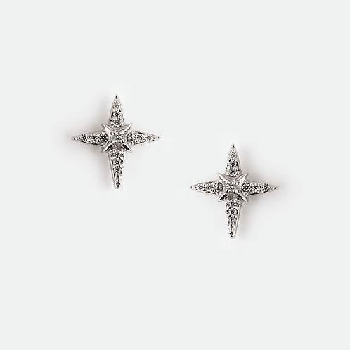 Counting Stars Earrings in 925 Silver