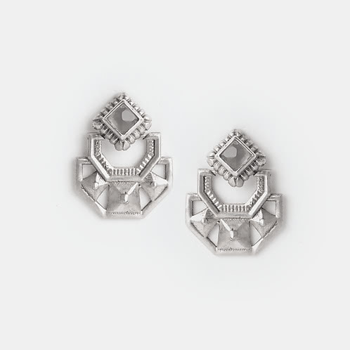 Rosalind Earrings in 925 Oxidised Silver
