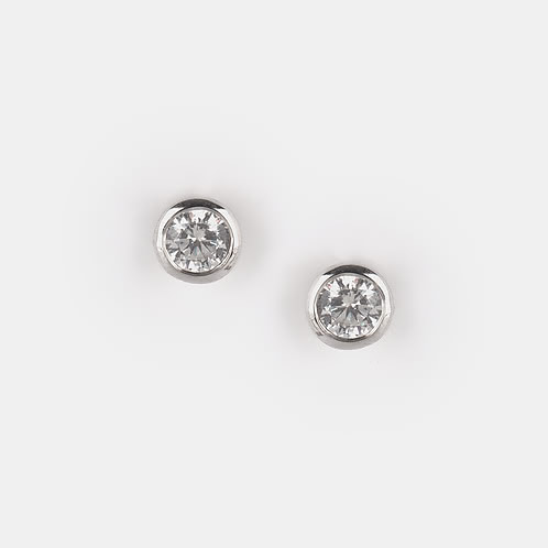 3 mm Stone See You Again Earrings in 925 Silver