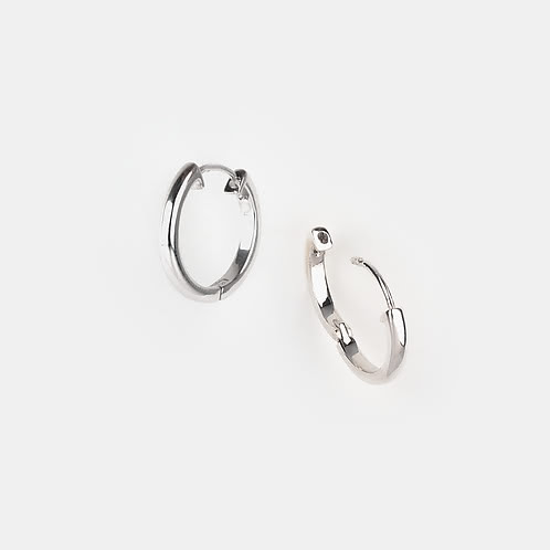 Buy Nagmori Inspired Hoop Earrings In 925 Silver from Shaya by CaratLane