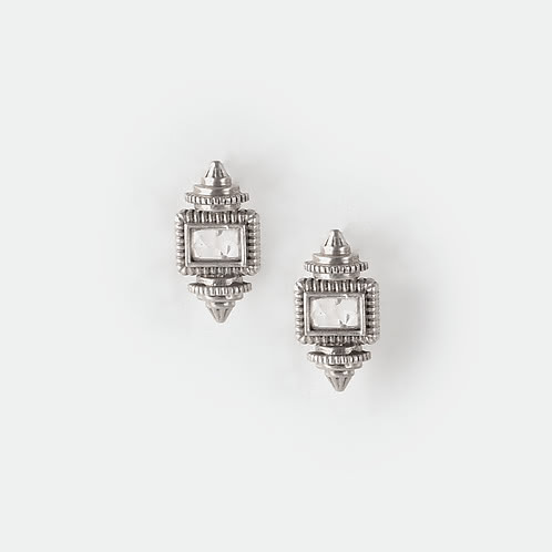 Lucy Snow Earrings in 925 Oxidised Silver